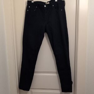 NWOT Dark Blue Premium Denim, Slight Stretch Y2K, Size 33 Tall